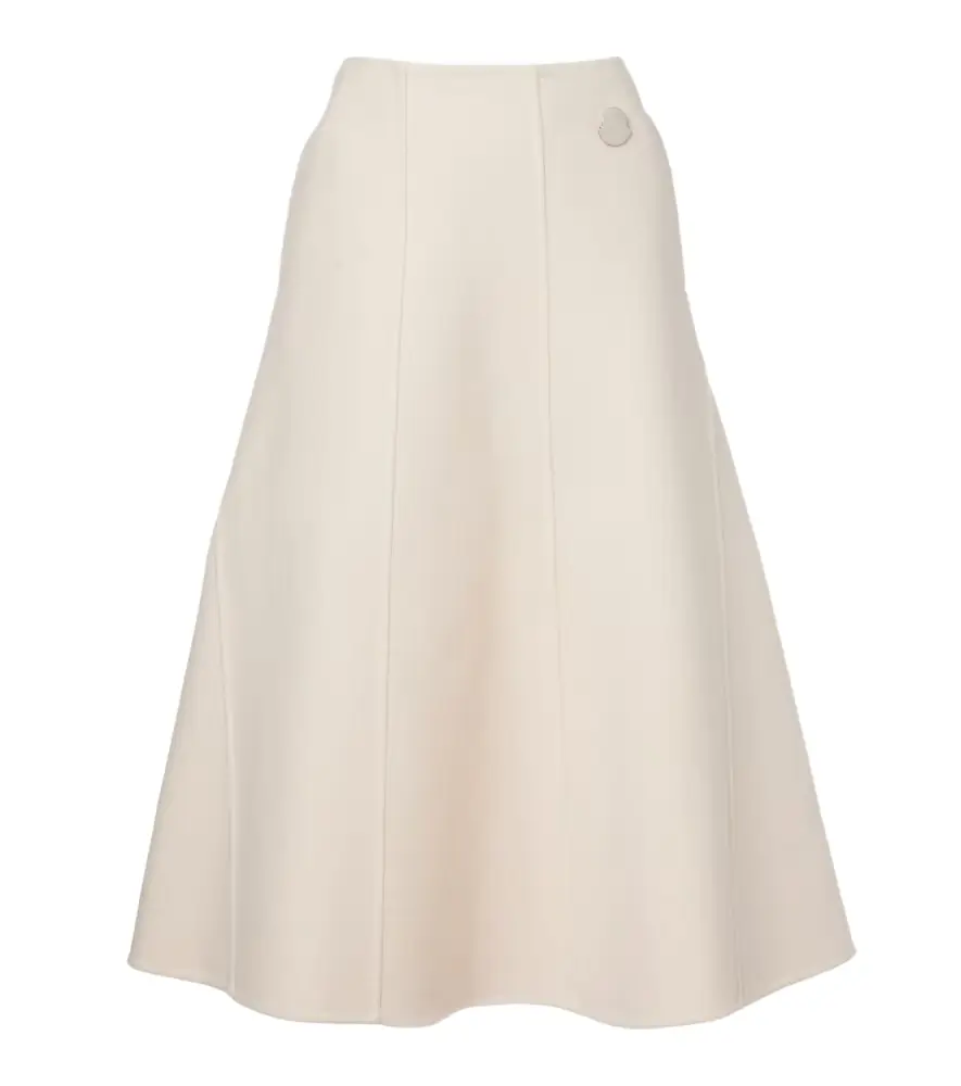 Moncler Genius + Jil ander virgin wool midi skirt | Image 1 Moncler Genius + Jil ander virgin wool midi skirt | Image 1