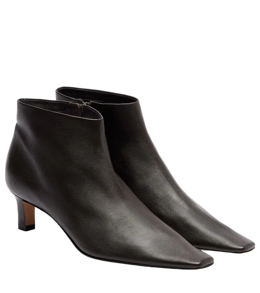 The Row Carla 45 leather ankle boots | Image 1 The Row Carla 45 leather ankle boots | Image 1