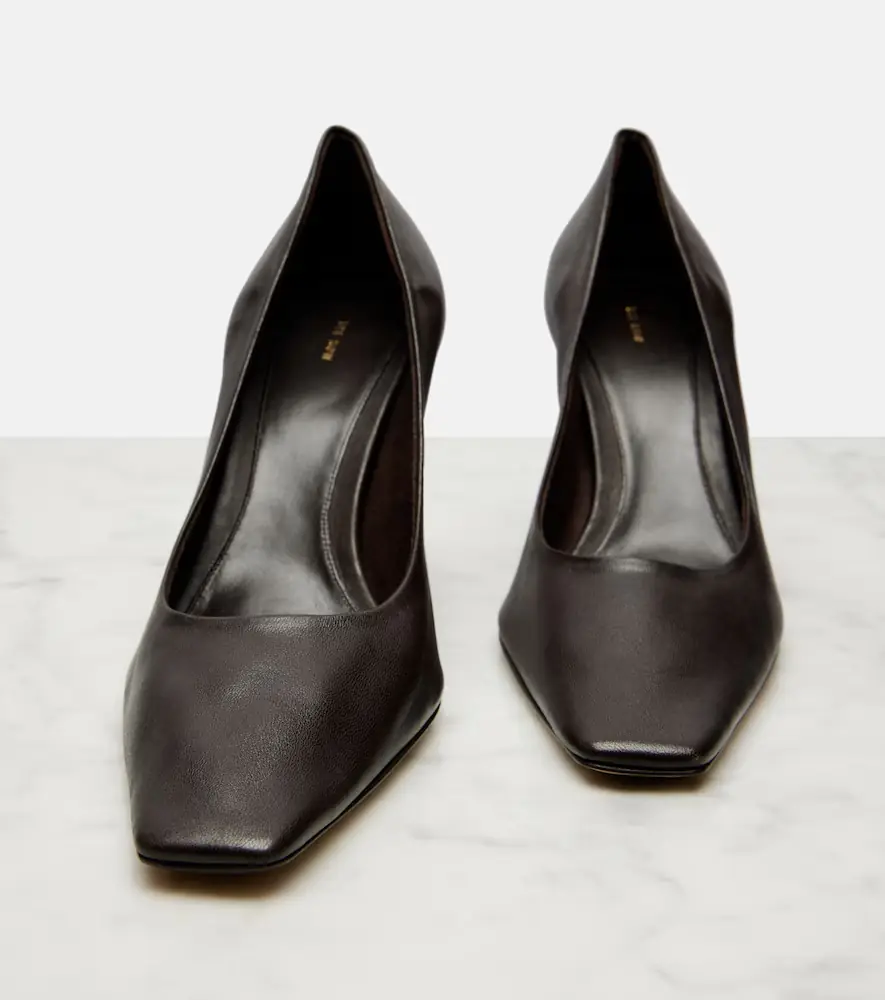 The Row Carla 80 leather pumps | Thumbnail 3 The Row Carla 80 leather pumps | Thumbnail 3