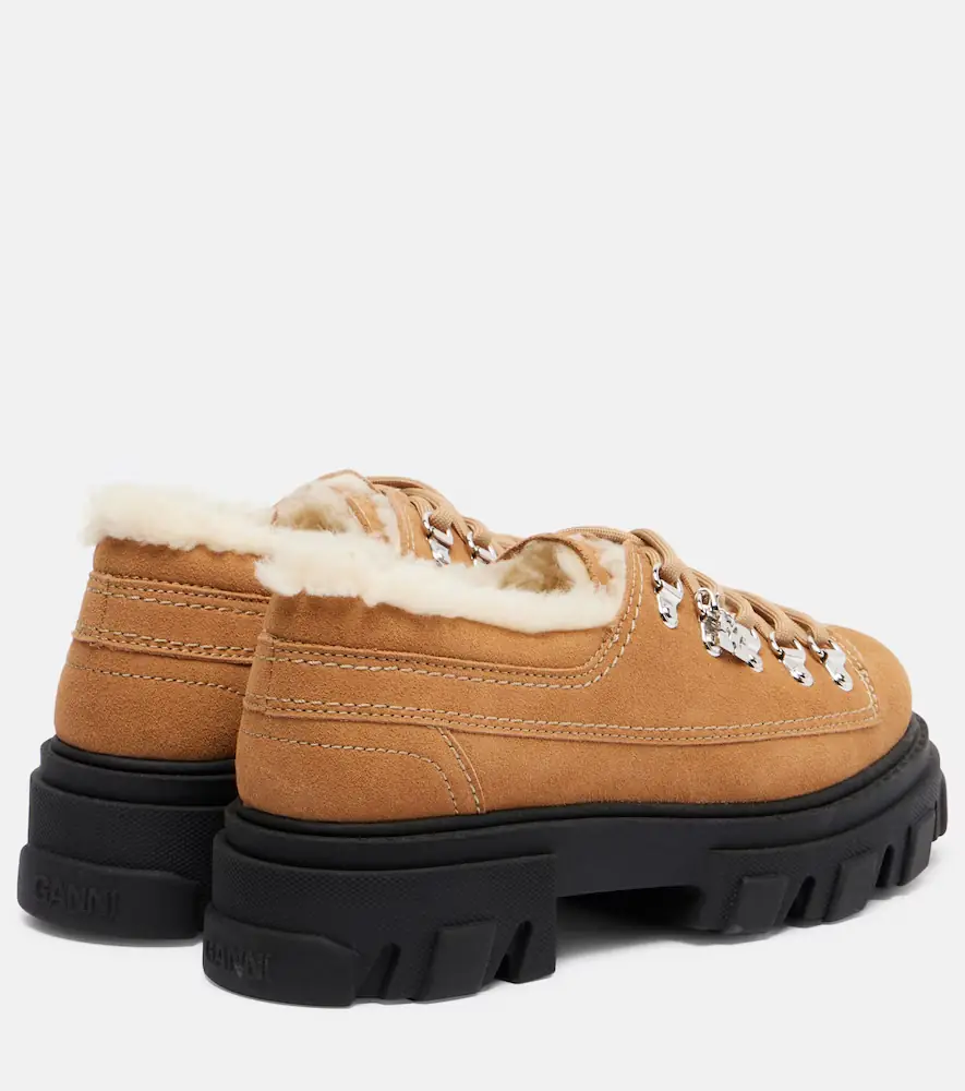 Ganni Lace-up platform loafers | Thumbnail 4