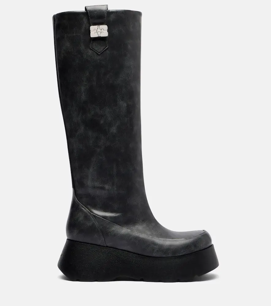 Ganni Kat platform knee-high boots | Thumbnail 2 Ganni Kat platform knee-high boots | Thumbnail 2