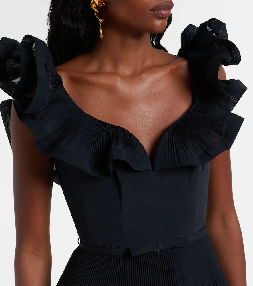 Zimmermann Pleated ruffled minidress | Thumbnail 2