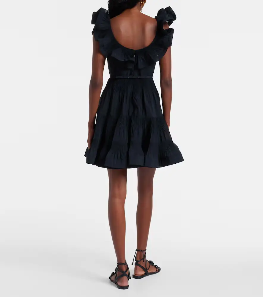 Zimmermann Pleated ruffled minidress | Thumbnail 5