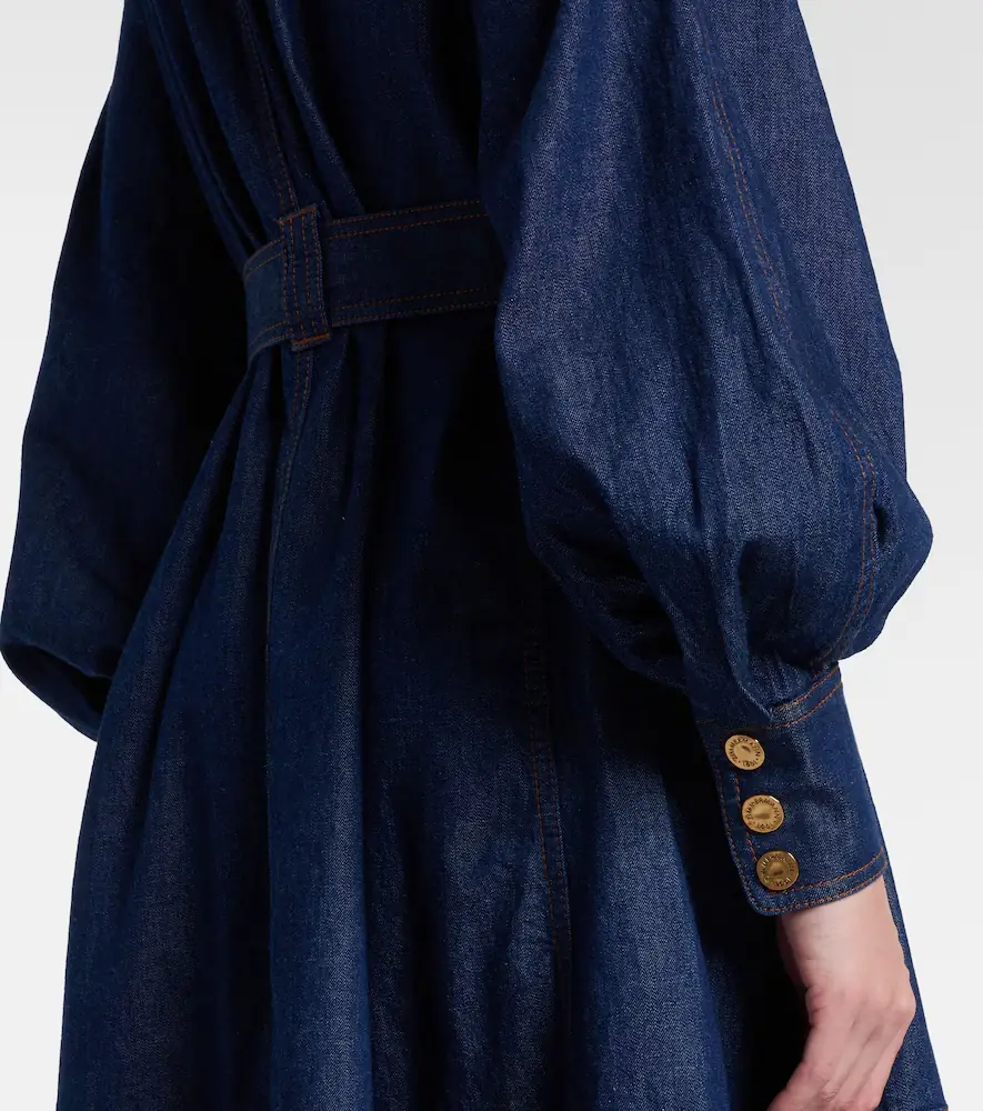 Zimmermann Denim midi dress | Thumbnail 3 Zimmermann Denim midi dress | Thumbnail 3