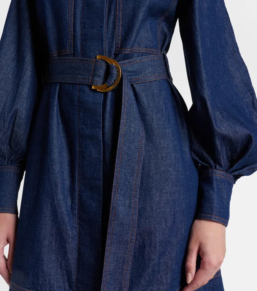Zimmermann Denim midi dress | Thumbnail 4 Zimmermann Denim midi dress | Thumbnail 4