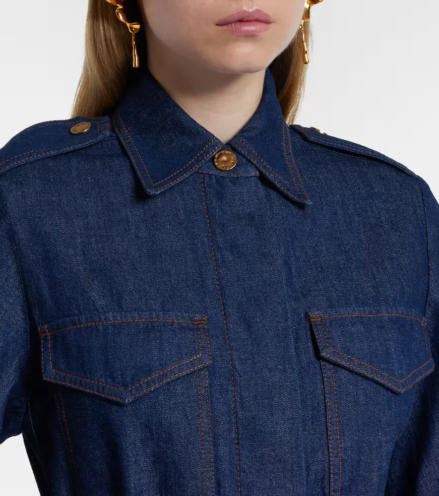 Zimmermann Denim midi dress | Thumbnail 6 Zimmermann Denim midi dress | Thumbnail 6