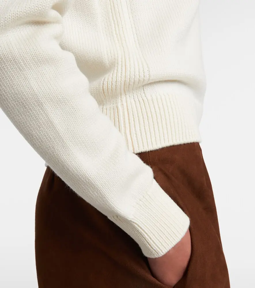 Moncler Logo virgin wool sweater | Thumbnail 2