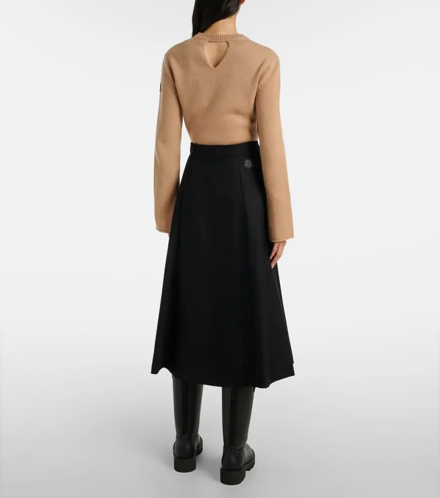 Moncler Virgin wool midi skirt | Thumbnail 5 Moncler Virgin wool midi skirt | Thumbnail 5
