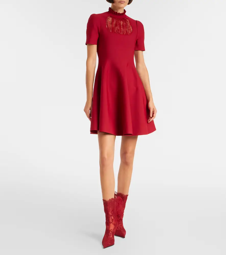 Alexander McQueen Lace-trimmed minidress | Thumbnail 3