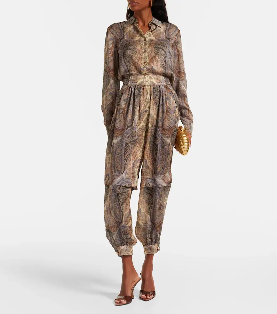 Zimmermann Hypnotic paisley silk satin shirt | Thumbnail 2 Zimmermann Hypnotic paisley silk satin shirt | Thumbnail 2
