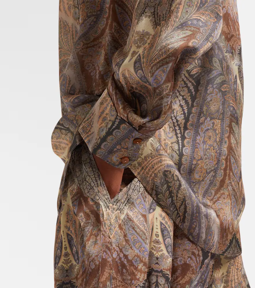 Zimmermann Hypnotic paisley silk satin shirt | Thumbnail 6 Zimmermann Hypnotic paisley silk satin shirt | Thumbnail 6