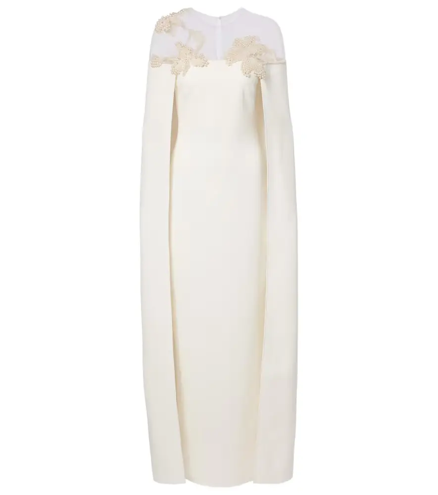 Safiyaa Bridal Ambere embellished crêpe gown | Image 1 Safiyaa Bridal Ambere embellished crêpe gown | Image 1