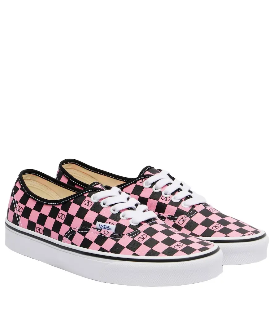Valentino Garavani and Vans VLogo checked sneakers | Image 1 Valentino Garavani and Vans VLogo checked sneakers | Image 1