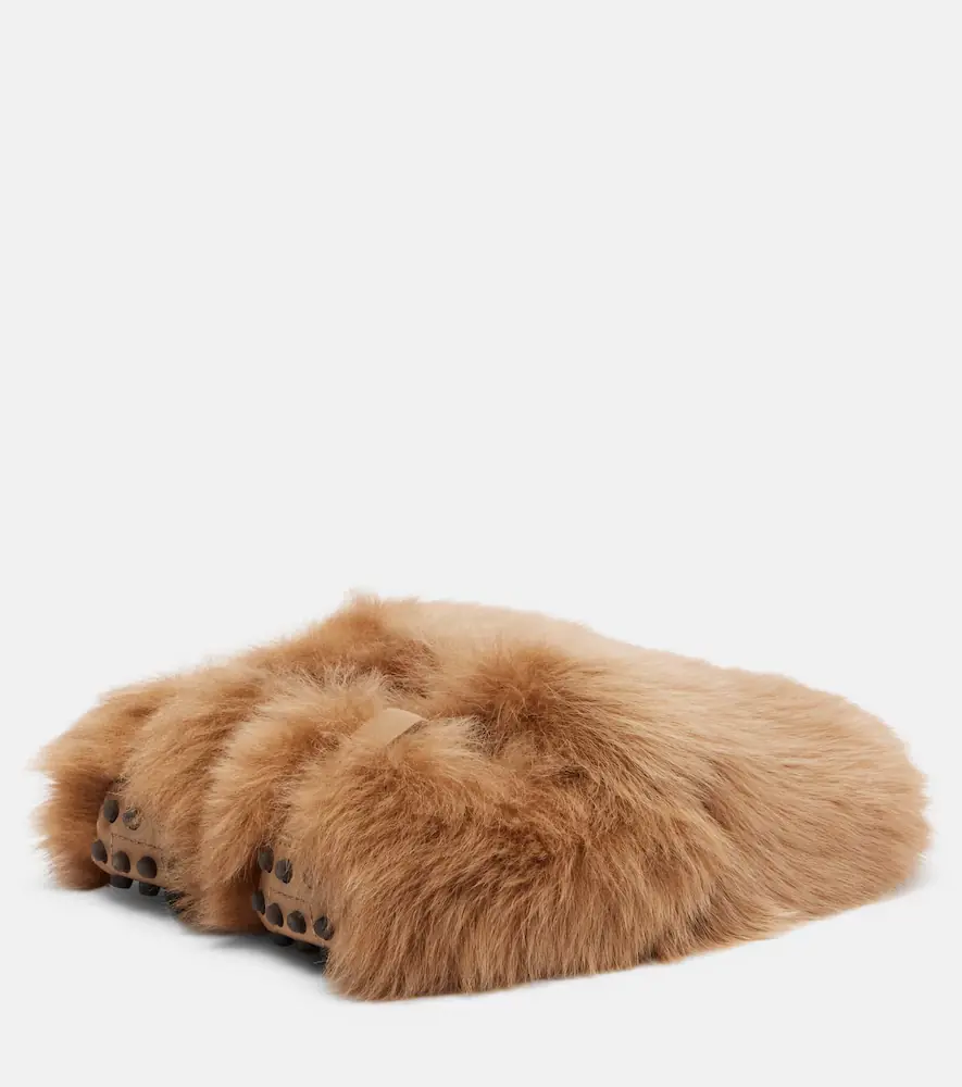 Tod's Gommino shearling slip-on shoes | Thumbnail 3
