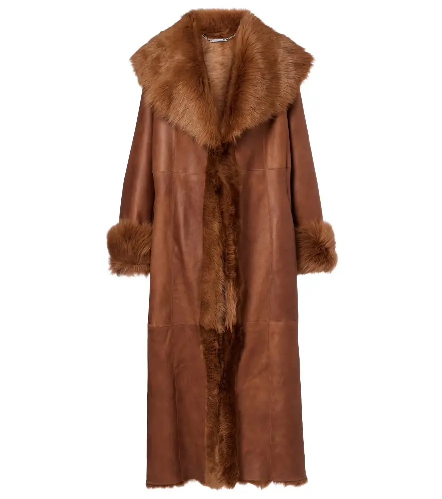 Nour Hammour Marlene leather and shearling coat | Image 1 Nour Hammour Marlene leather and shearling coat | Image 1