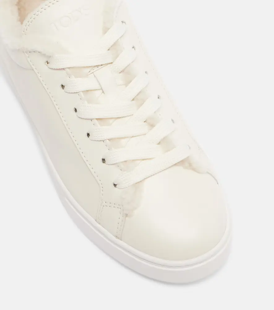 Tod's Cassetta shearling-lined leather sneakers | Thumbnail 2