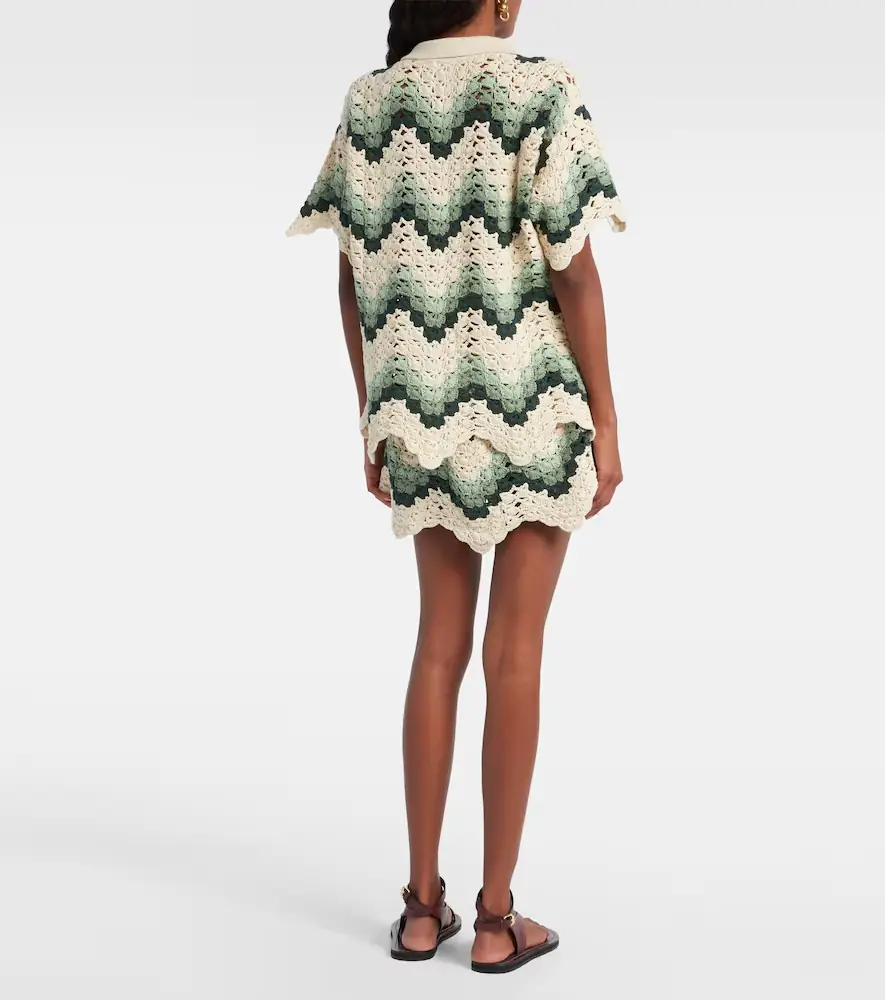 The Upside Tidal Sagra cotton crochet top | Thumbnail 2