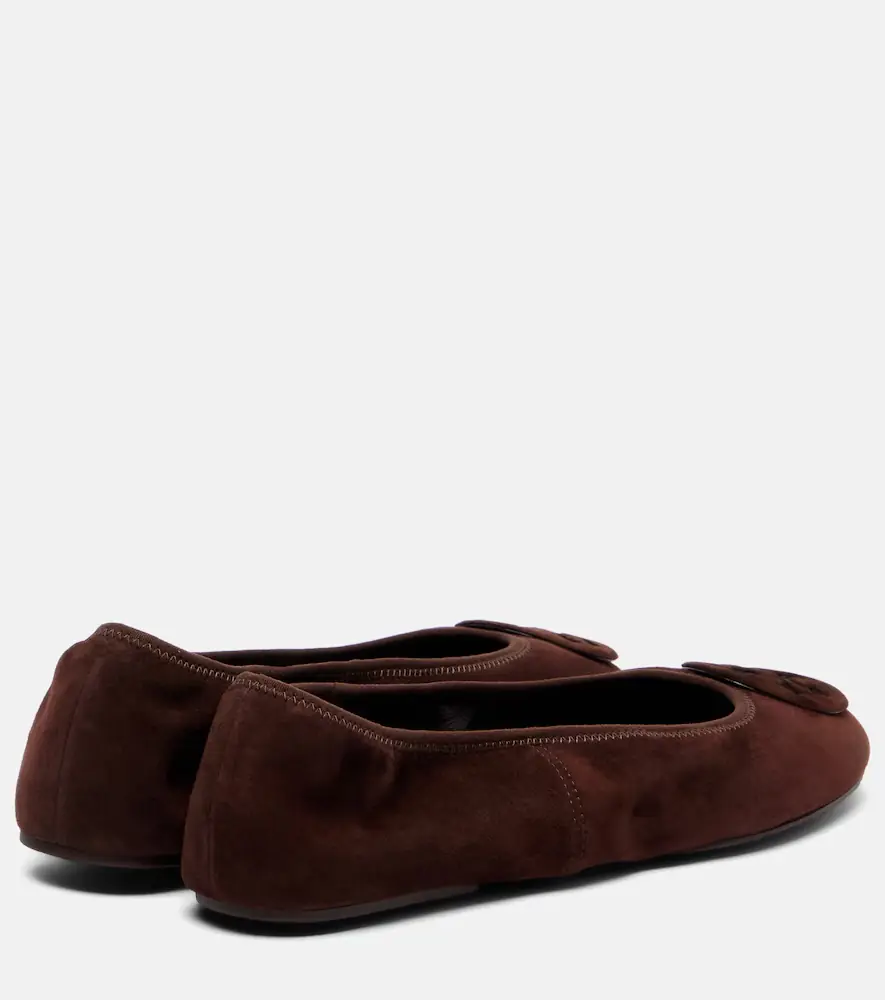 Tory Burch Reva Travel suede ballet flats | Thumbnail 2 Tory Burch Reva Travel suede ballet flats | Thumbnail 2