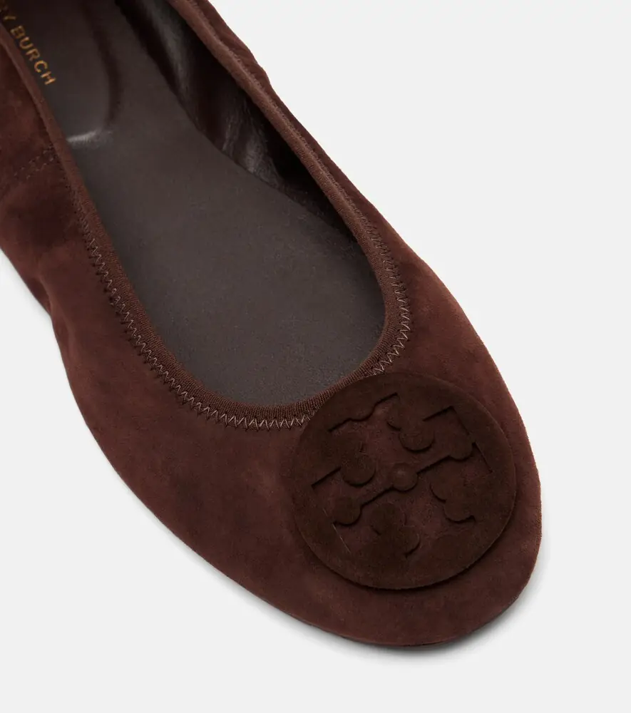 Tory Burch Reva Travel suede ballet flats | Thumbnail 4 Tory Burch Reva Travel suede ballet flats | Thumbnail 4