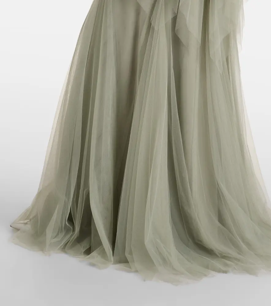 Costarellos Embellished tulle corset gown | Thumbnail 2