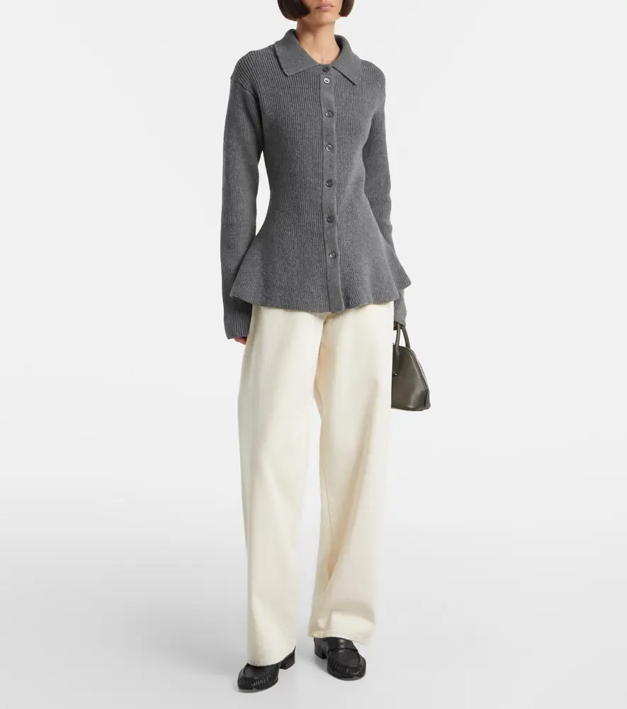 RÓHE Róhe Ribbed-knit wool and cashmere cardigan | Thumbnail 2 RÓHE Róhe Ribbed-knit wool and cashmere cardigan | Thumbnail 2
