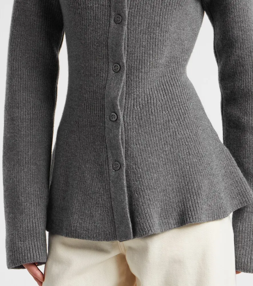 RÓHE Róhe Ribbed-knit wool and cashmere cardigan | Thumbnail 4 RÓHE Róhe Ribbed-knit wool and cashmere cardigan | Thumbnail 4