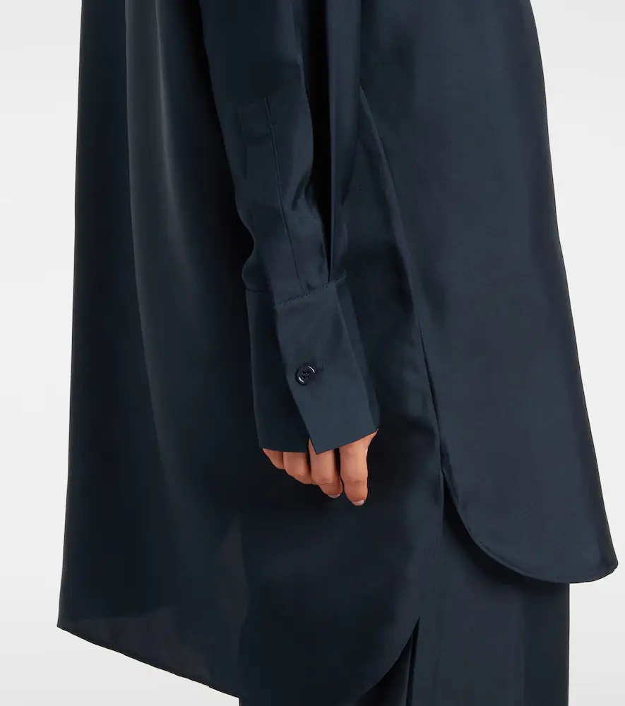 RÓHE Róhe Oversized silk satin shirt | Thumbnail 4
