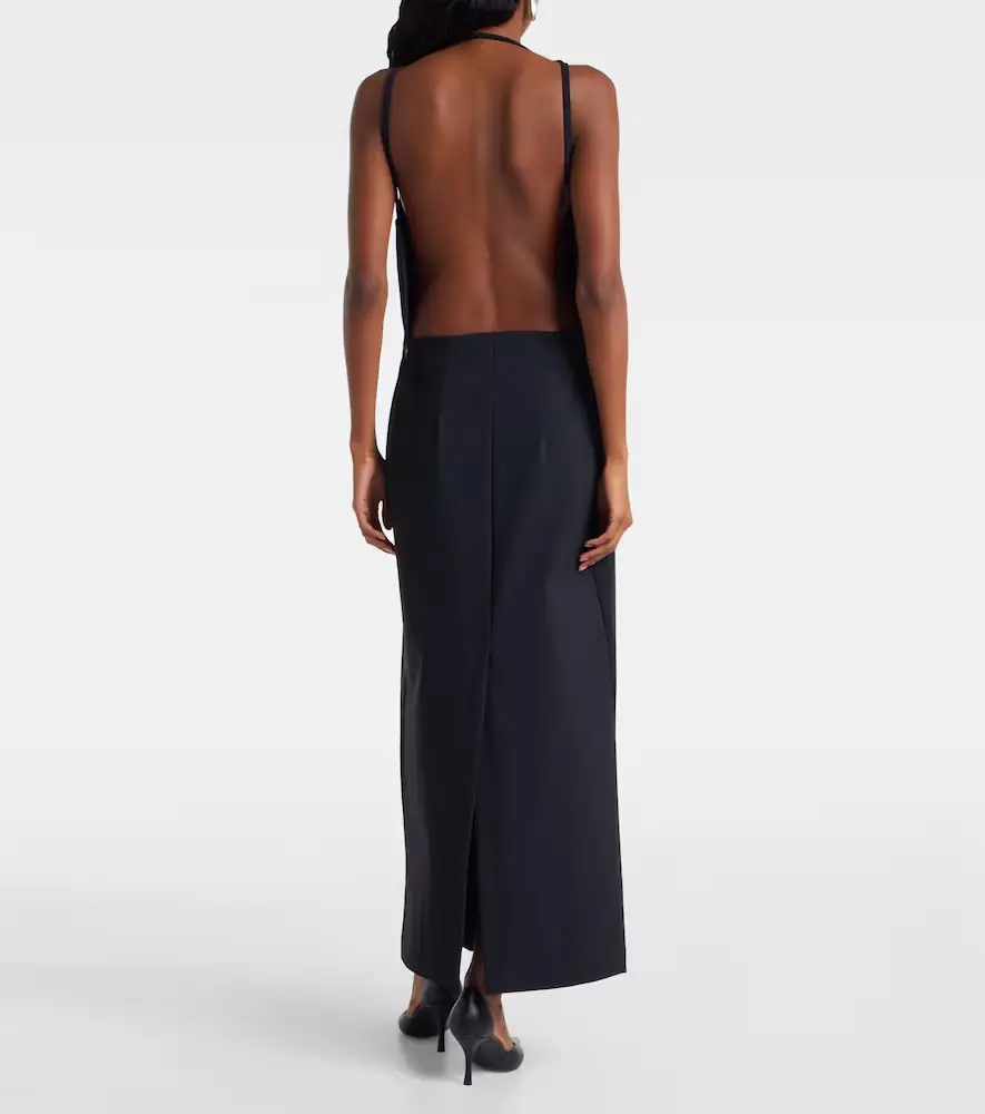 RÓHE Róhe Crêpe maxi dress | Thumbnail 3 RÓHE Róhe Crêpe maxi dress | Thumbnail 3