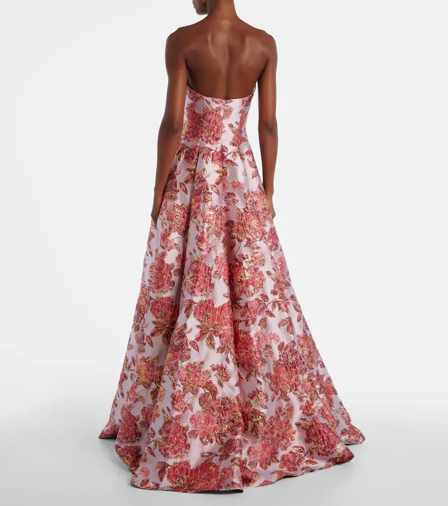 Markarian Laila floral brocade gown | Thumbnail 4 Markarian Laila floral brocade gown | Thumbnail 4