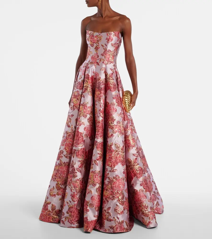 Markarian Laila floral brocade gown | Thumbnail 5 Markarian Laila floral brocade gown | Thumbnail 5