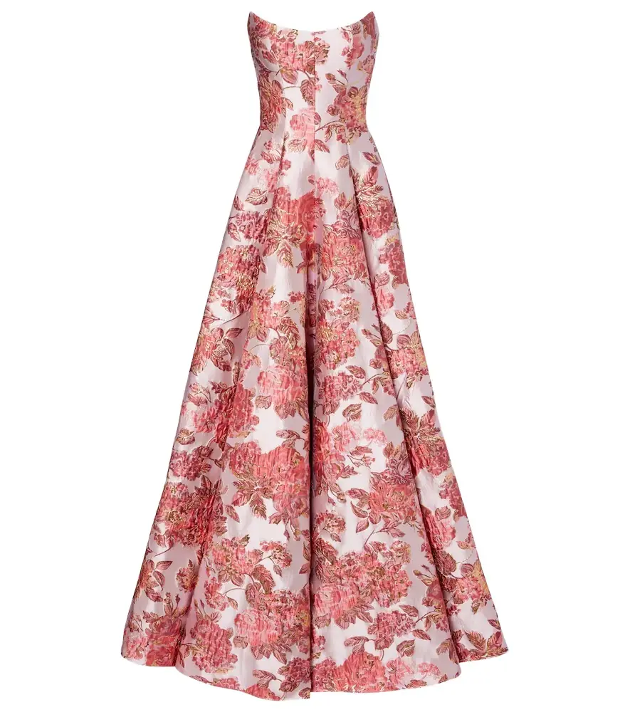 Laila floral brocade gown Laila floral brocade gown