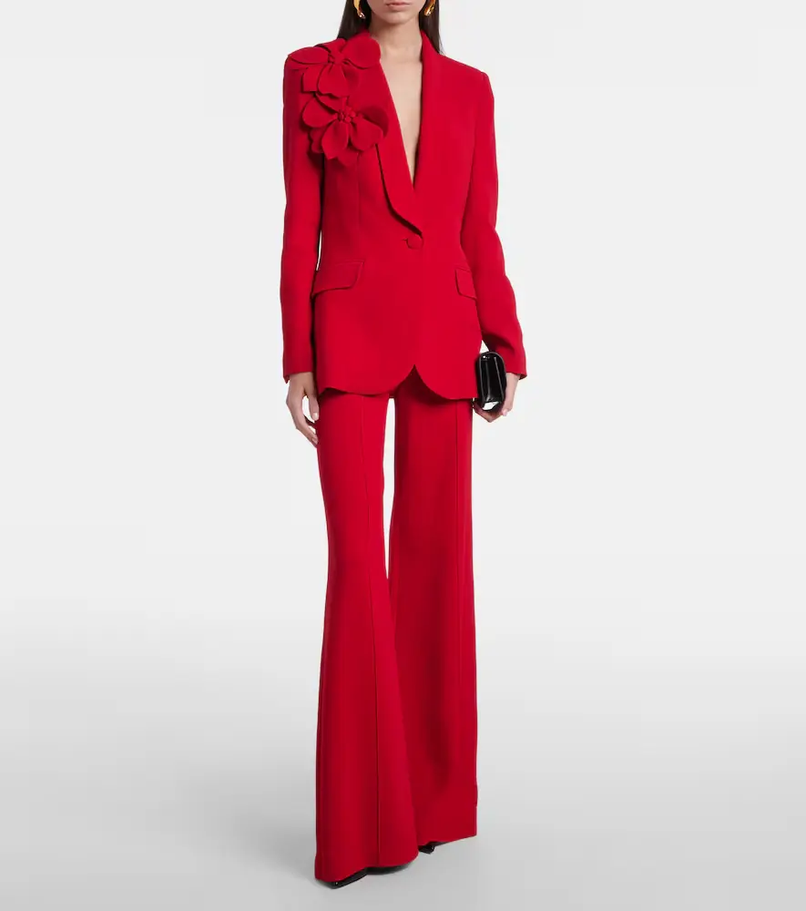 Elie Saab High-rise cady flared pants | Thumbnail 4 Elie Saab High-rise cady flared pants | Thumbnail 4