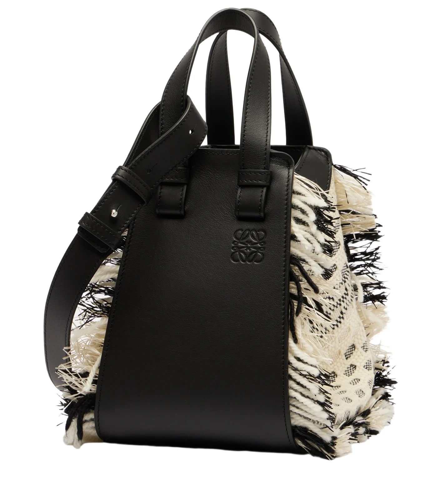 Hammock Compact leather top-handle bag