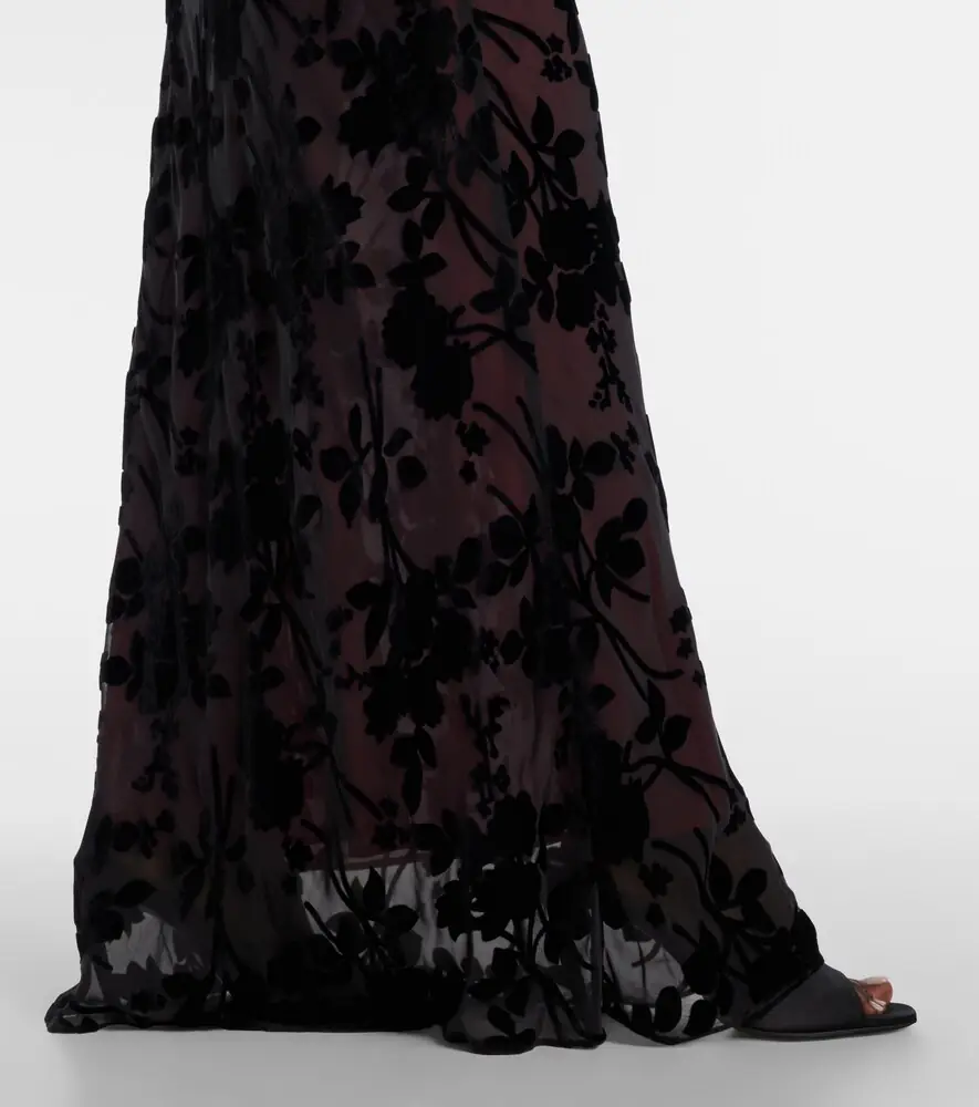 Rodarte Floral devoré velvet gown | Thumbnail 2