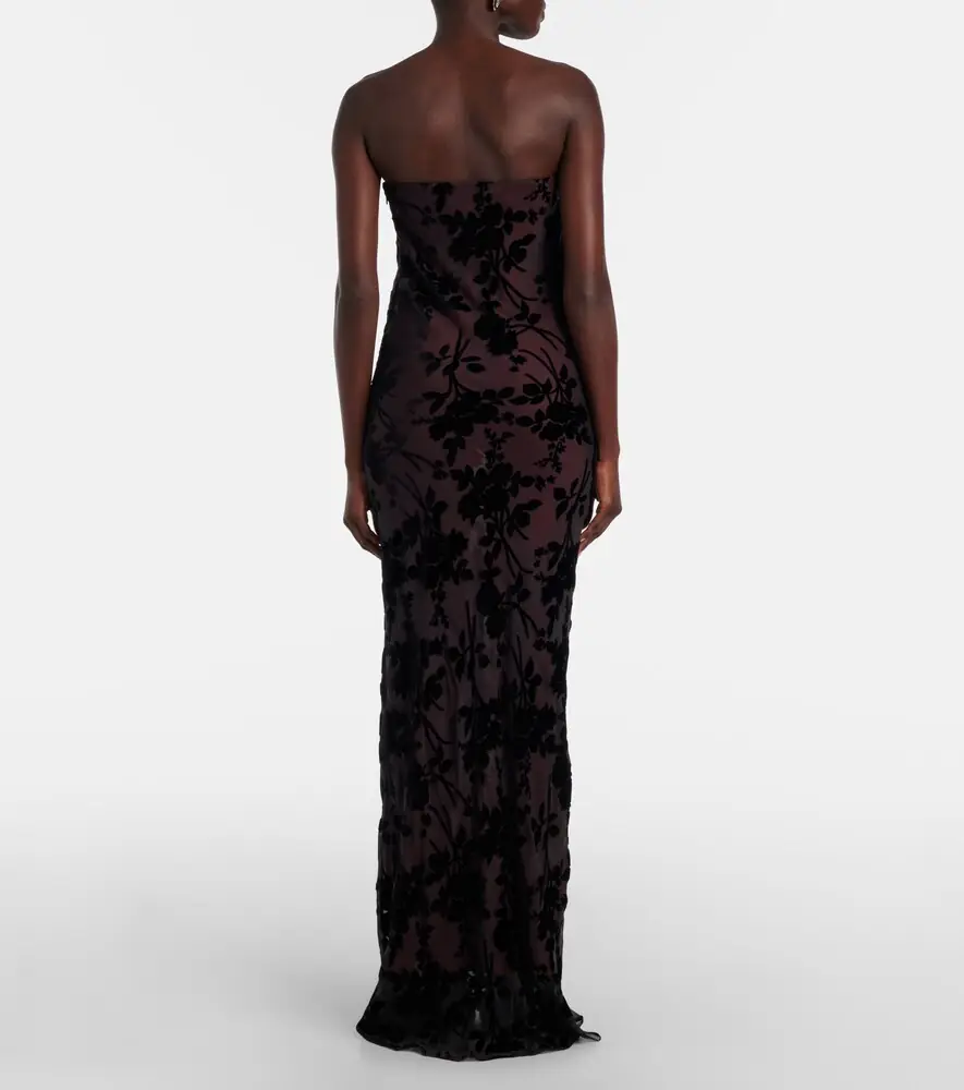 Rodarte Floral devoré velvet gown | Thumbnail 3