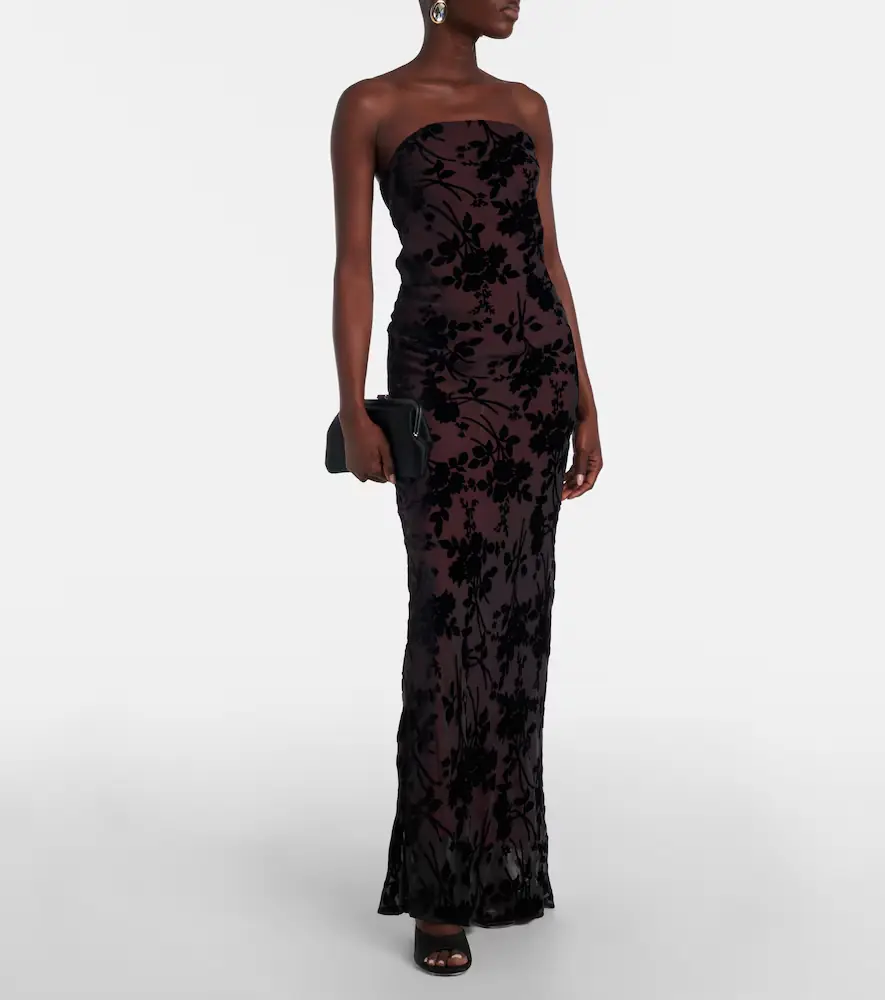 Rodarte Floral devoré velvet gown | Thumbnail 4
