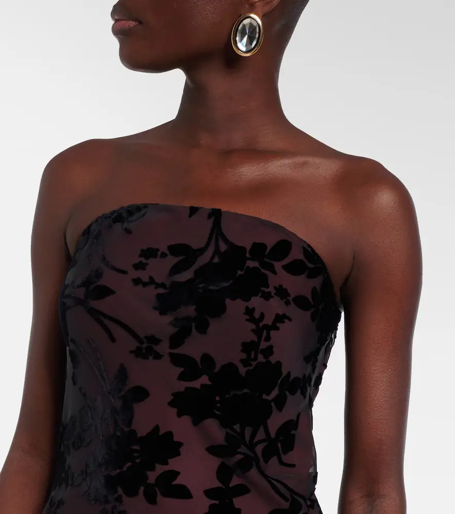 Rodarte Floral devoré velvet gown | Thumbnail 5