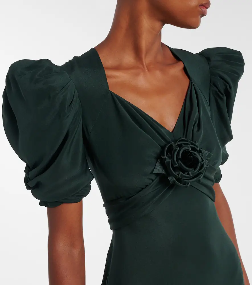 Rodarte Silk charmeuse cocktail dress | Thumbnail 4 Rodarte Silk charmeuse cocktail dress | Thumbnail 4