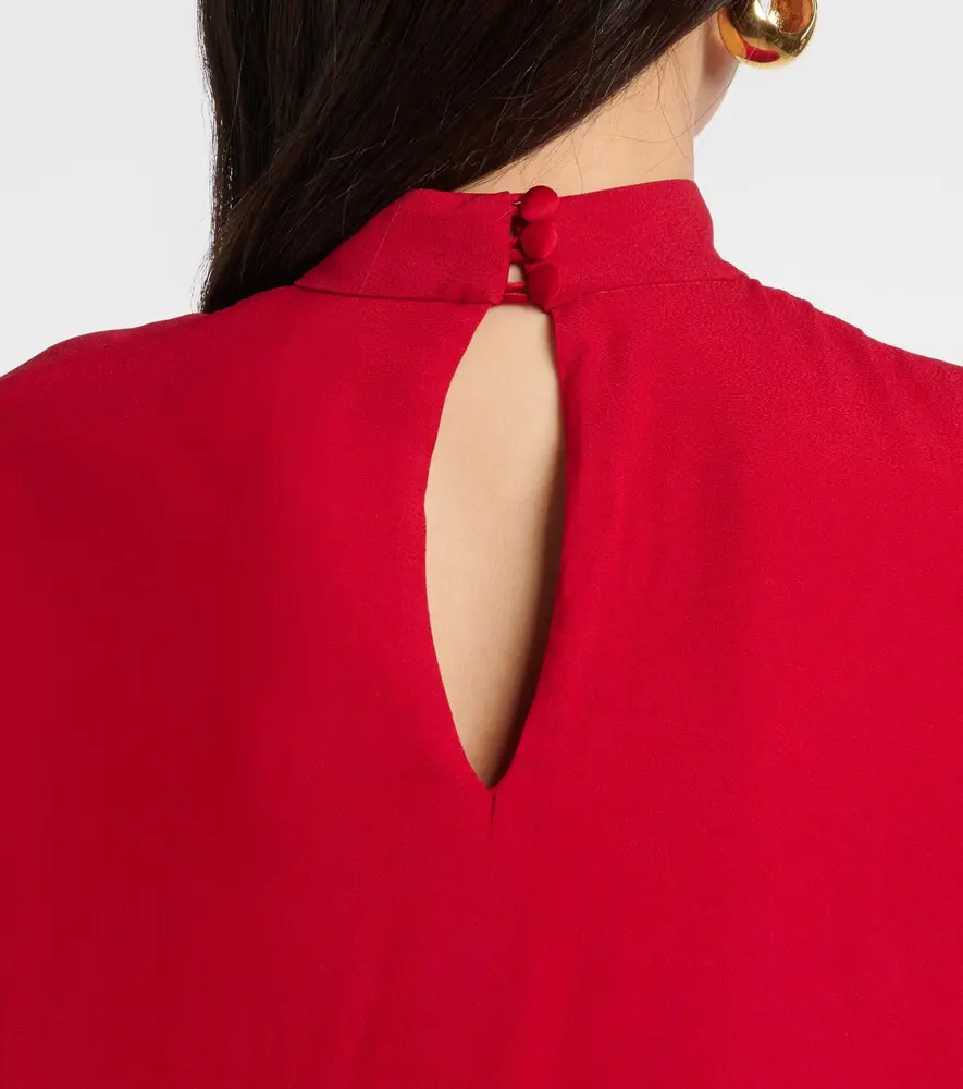 Taller Marmo Carrington caped crêpe cady gown | Thumbnail 7 Taller Marmo Carrington caped crêpe cady gown | Thumbnail 7