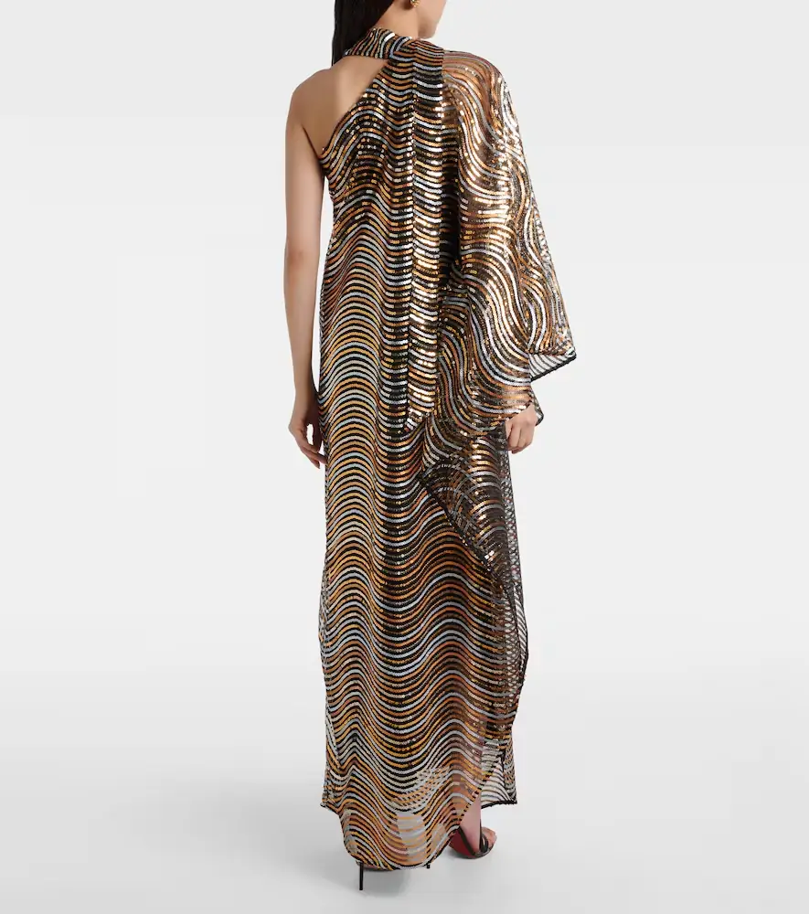 Taller Marmo Glaum one-shoulder sequined gown | Thumbnail 2 Taller Marmo Glaum one-shoulder sequined gown | Thumbnail 2