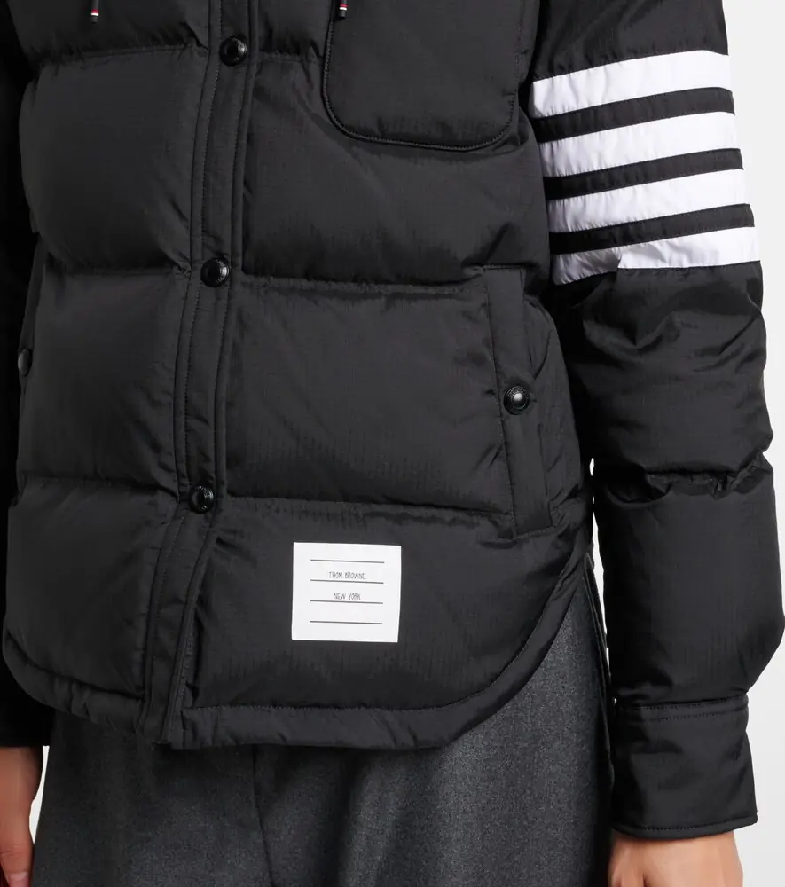 Thom Browne 4-Bar hooded quilted down jacket | Thumbnail 3
