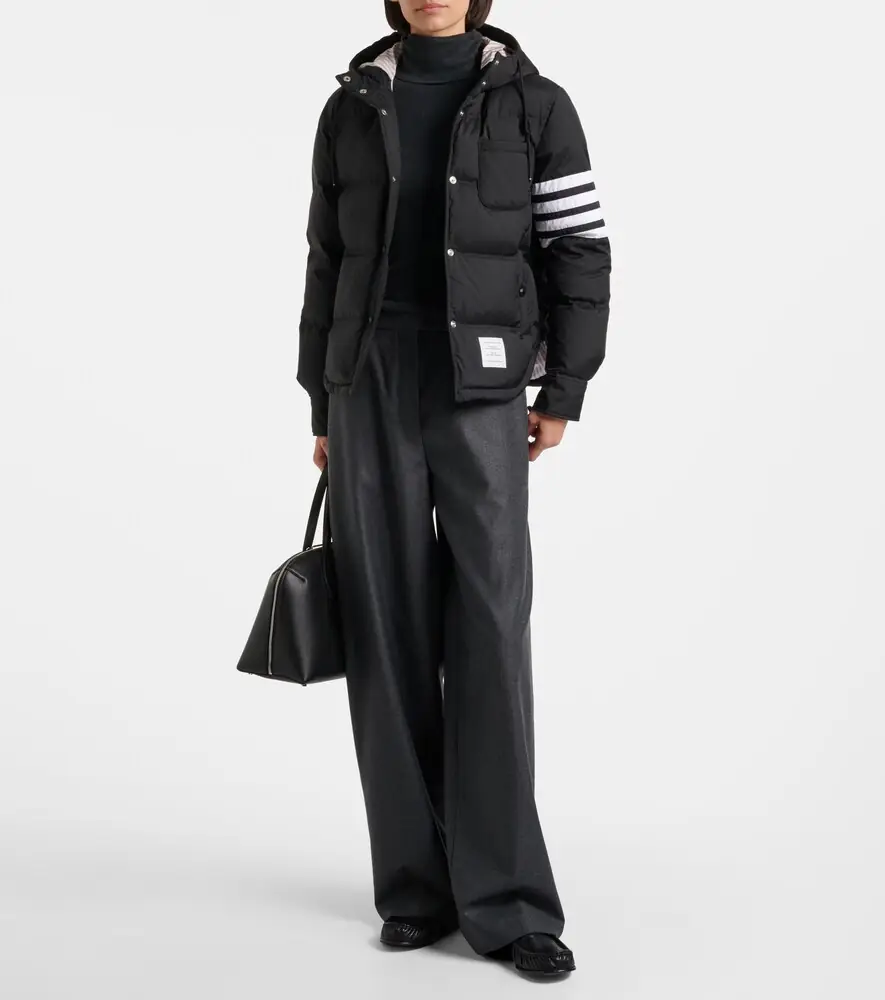 Thom Browne 4-Bar hooded quilted down jacket | Thumbnail 5
