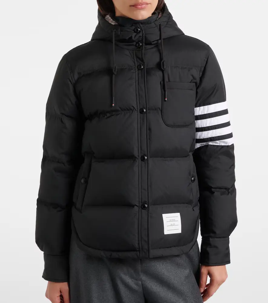 Thom Browne 4-Bar hooded quilted down jacket | Thumbnail 6