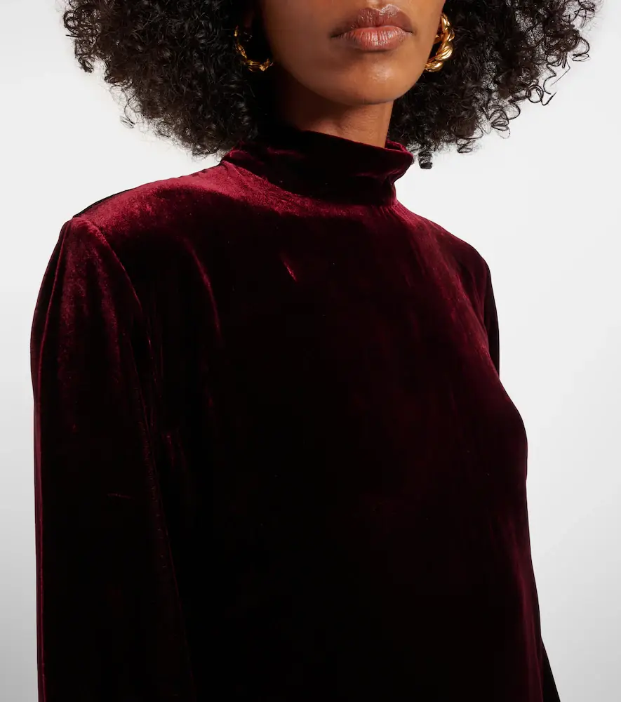 Taller Marmo Gina Venti feather-trimmed midi dress | Thumbnail 3 Taller Marmo Gina Venti feather-trimmed midi dress | Thumbnail 3