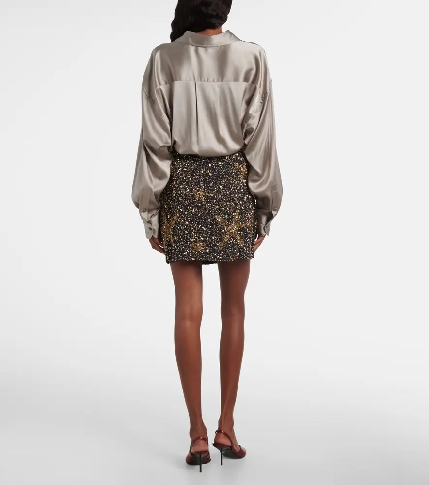 Rixo Minna sequined miniskirt | Thumbnail 4 Rixo Minna sequined miniskirt | Thumbnail 4