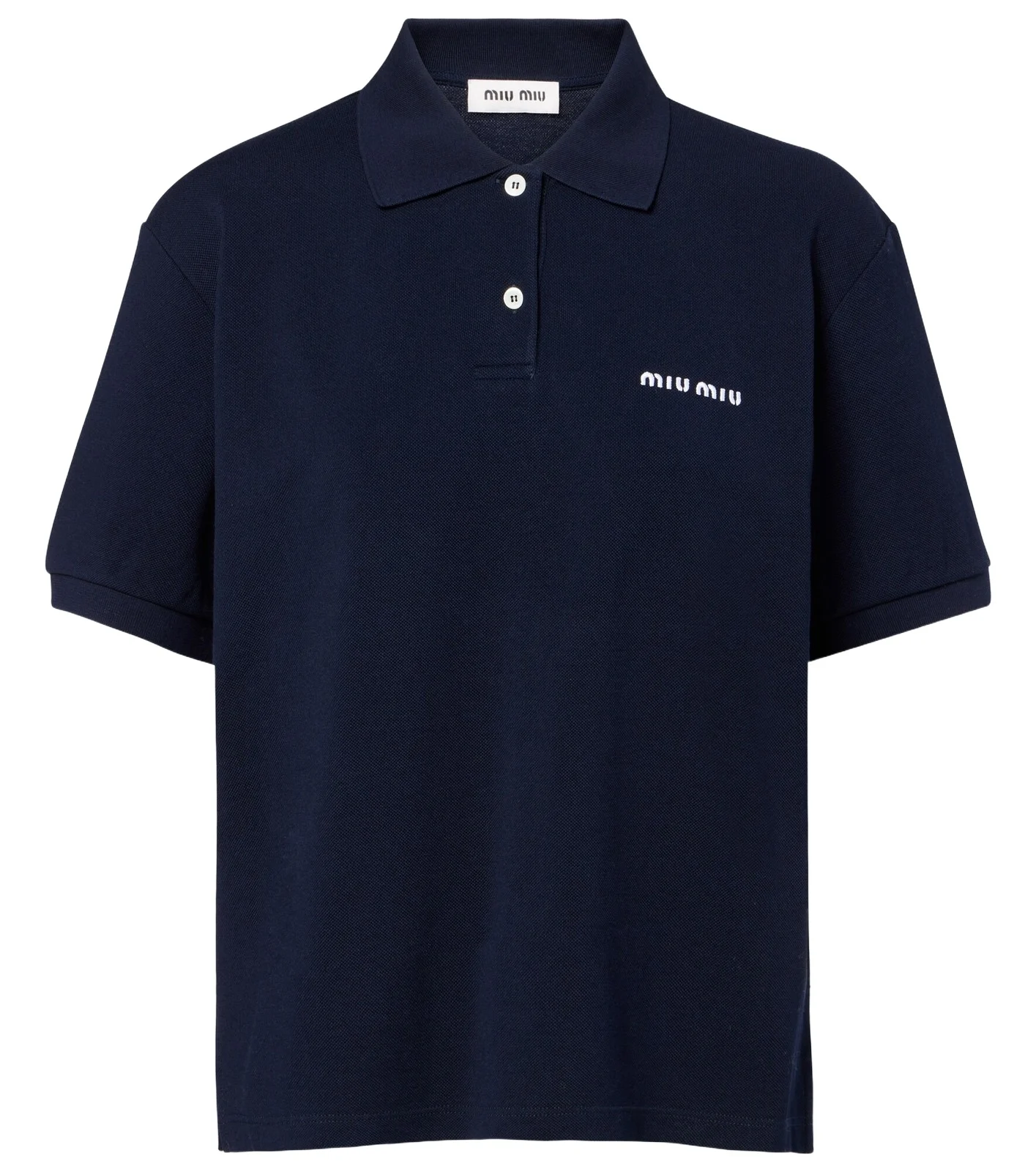 Logo cotton piqué polo shirt Logo cotton piqué polo shirt