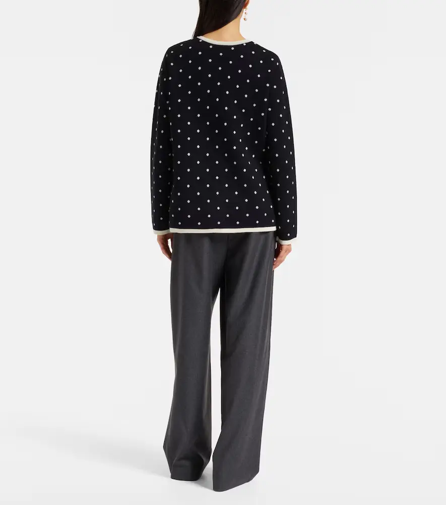 Rixo Mirja polka-dot wool-blend cardigan | Thumbnail 6 Rixo Mirja polka-dot wool-blend cardigan | Thumbnail 6