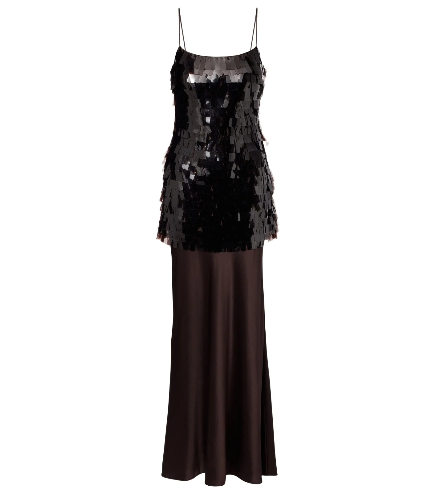 Mesa sequined satin gown Mesa sequined satin gown