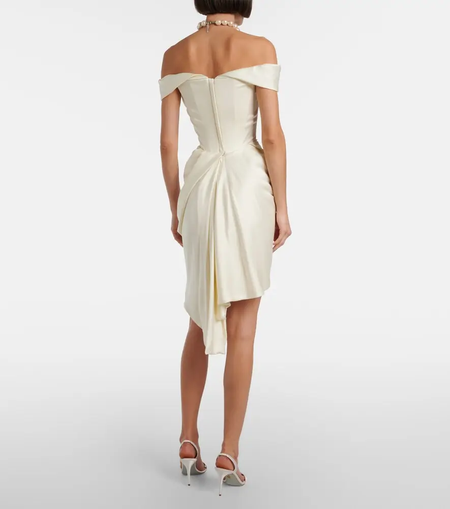 Vivienne Westwood Nova Cora draped satin minidress | Thumbnail 5