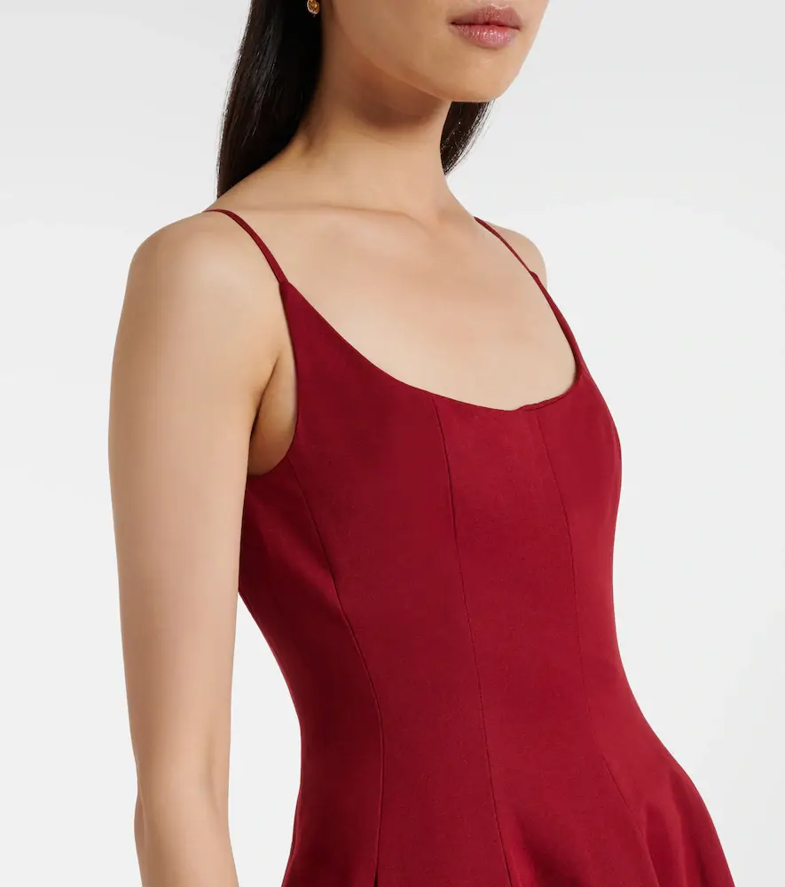 Staud Joy pleated cotton-blend gown | Thumbnail 5 Staud Joy pleated cotton-blend gown | Thumbnail 5